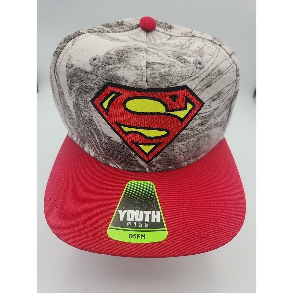 New Youth Superman‎ Snapback Adjustable Hat Cap OSFM NWT DC Comics